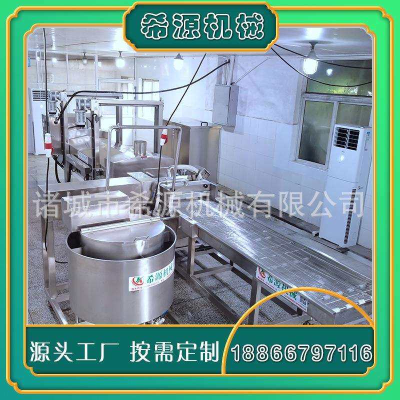 流行小吃炸桑叶的机器桑叶裹浆机全自动翠叶上浆油炸生产线