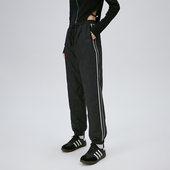 直筒鸭绒秋冬女长裤 艾莱依羽绒裤 保暖防寒裤 时尚 女外穿新款 冬季