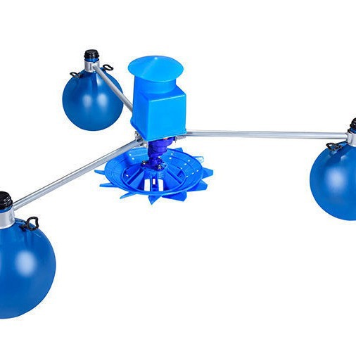 220v虾池充氧机养鱼氧气泵 三相1.5KW养鱼池虾塘养殖制氧机