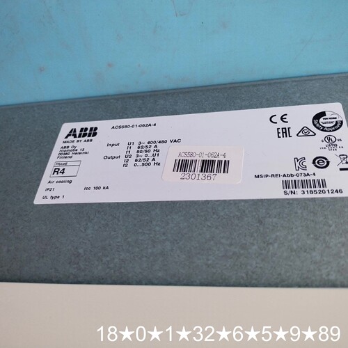 变频器ACS580系列，30kw，