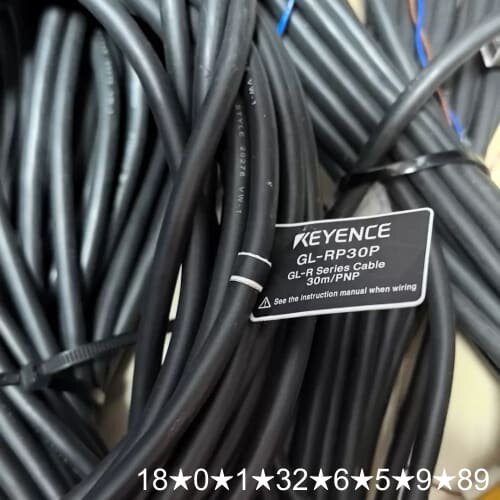 KEYENCE光栅连接线 GL-RP30P，线有些长有