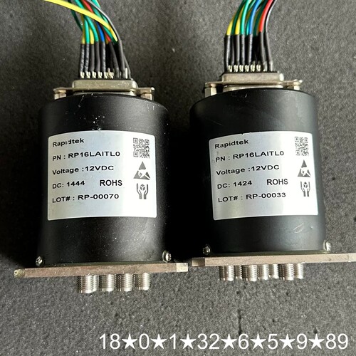Rapidtek射频同轴开关 RP16-LA0TL0 。