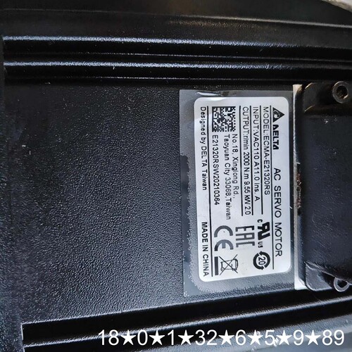 B2 2KW伺服电机套装，220V电压，保修，