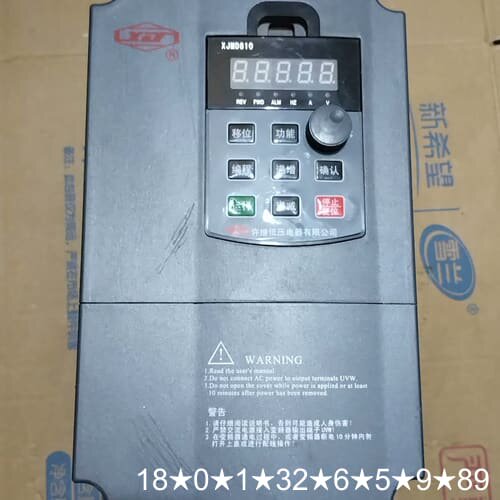 许继变频器XJMD810L4T05R5G/07R5P。重载5
