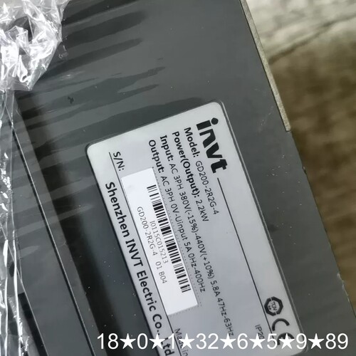 英威腾GD200变频器380V2.2KW输正常