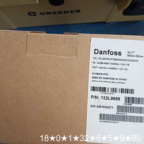 丹佛斯变频器FC-021PK37T4E20HXXXCXXXS