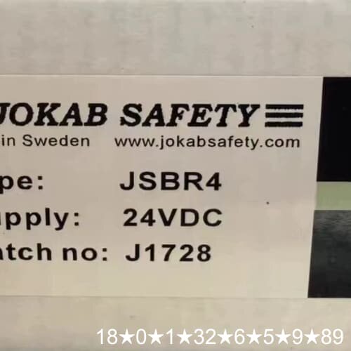 【】JOKAB SAFETY JSBR4安全继电器，