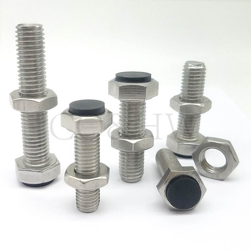 TDB51止动螺栓标准直杆型 聚氨酯挡块螺丝UST5/8-15 20 25 30-60