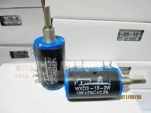 WXD3-13-2W精密多圈线绕电位器/滑动变阻器 4.7K 南通星火