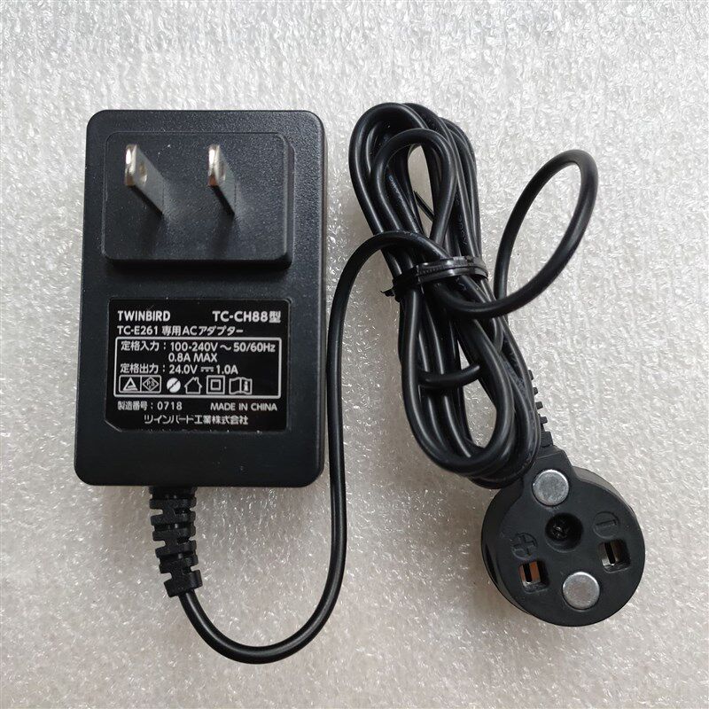 日本TWINBIRD双鸟24V1A吸尘器电源适配器TC-CH88 TC-E261充电器