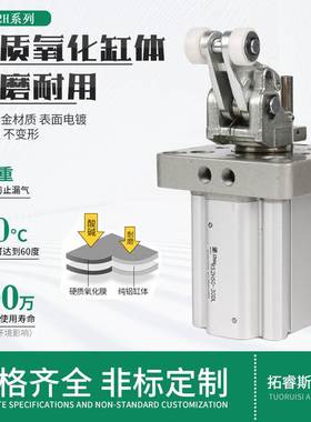 SMC型重载型止动阻挡气缸RSH20/RSH32-15/20DL/DM/BL/BM/TL/TM-D