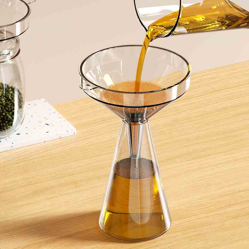 德国品质漏斗器家用厨房长颈塑料大小口径倒油食品级酒吊子打酒器