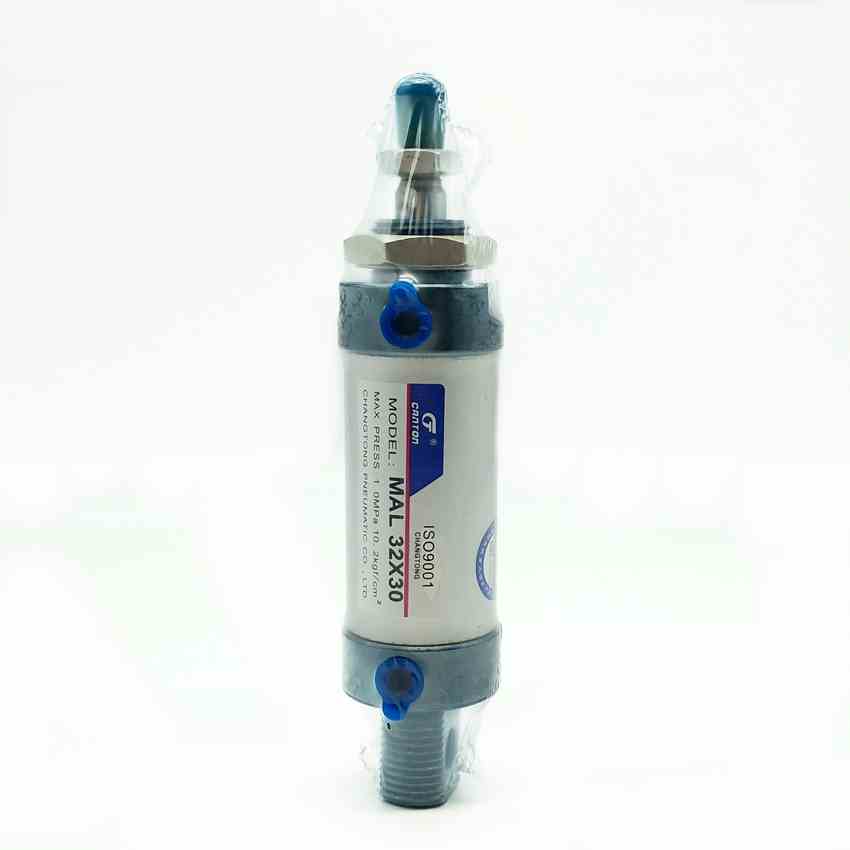 亚德客型铝合金迷你气缸MAL32X30 缸径32行程30 MAL32X30-CA