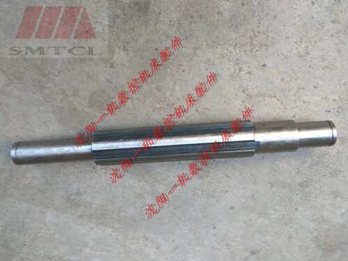 齐齐哈尔二机 铣床配件 X5032 花键轴 轴 L250两轴直径20花键L123