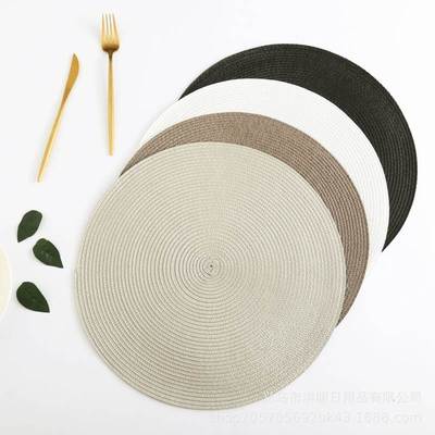 PP Environmentally Friendly Round Placemat Western Placemat