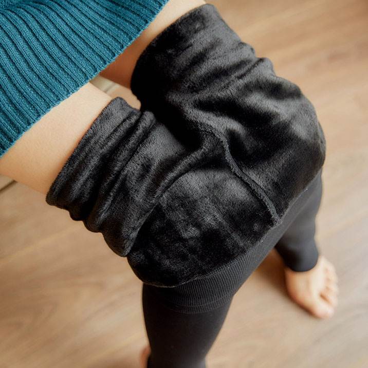 Winter pants for women wool leggings秋冬女加绒打底裤保暖长裤