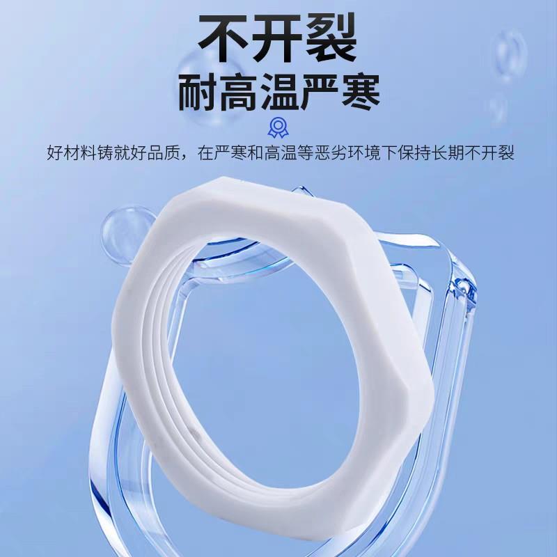 德桠牌塑料六角螺母M-30英制六角螺帽紧固密封圈英制盖