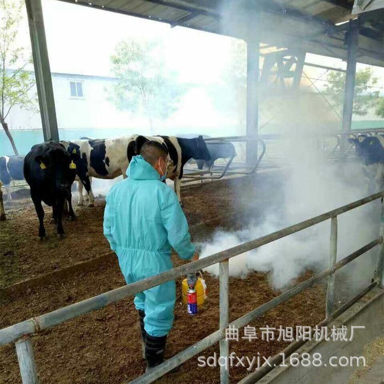 牛场杀虫灭蚊蝇小烟机 手提式热力烟雾机 摄影棚用静音版造烟机