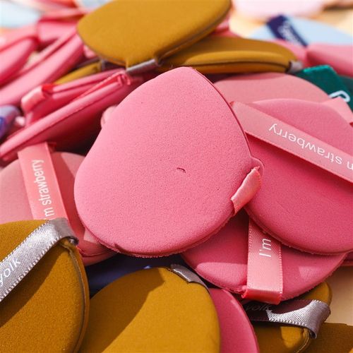 清仓100个瑕疵棉花糖手指粉扑气垫上妆干湿两用化妆海绵工具