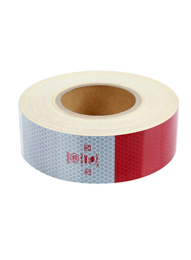 DM道明货车反光贴车身反光条红白车身标识国标检车贴纸DMCT9510