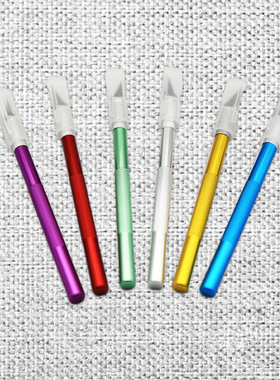 雕刻刀单支红色金属铝杆雕刻刀工具手机贴裁剪手工X小号金属刀片