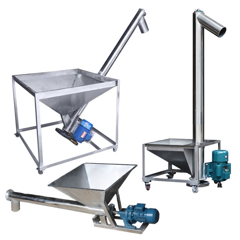 螺旋绞龙上料机注塑机提升机塑料颗粒粉末不锈钢蛟龙输送垂直送料