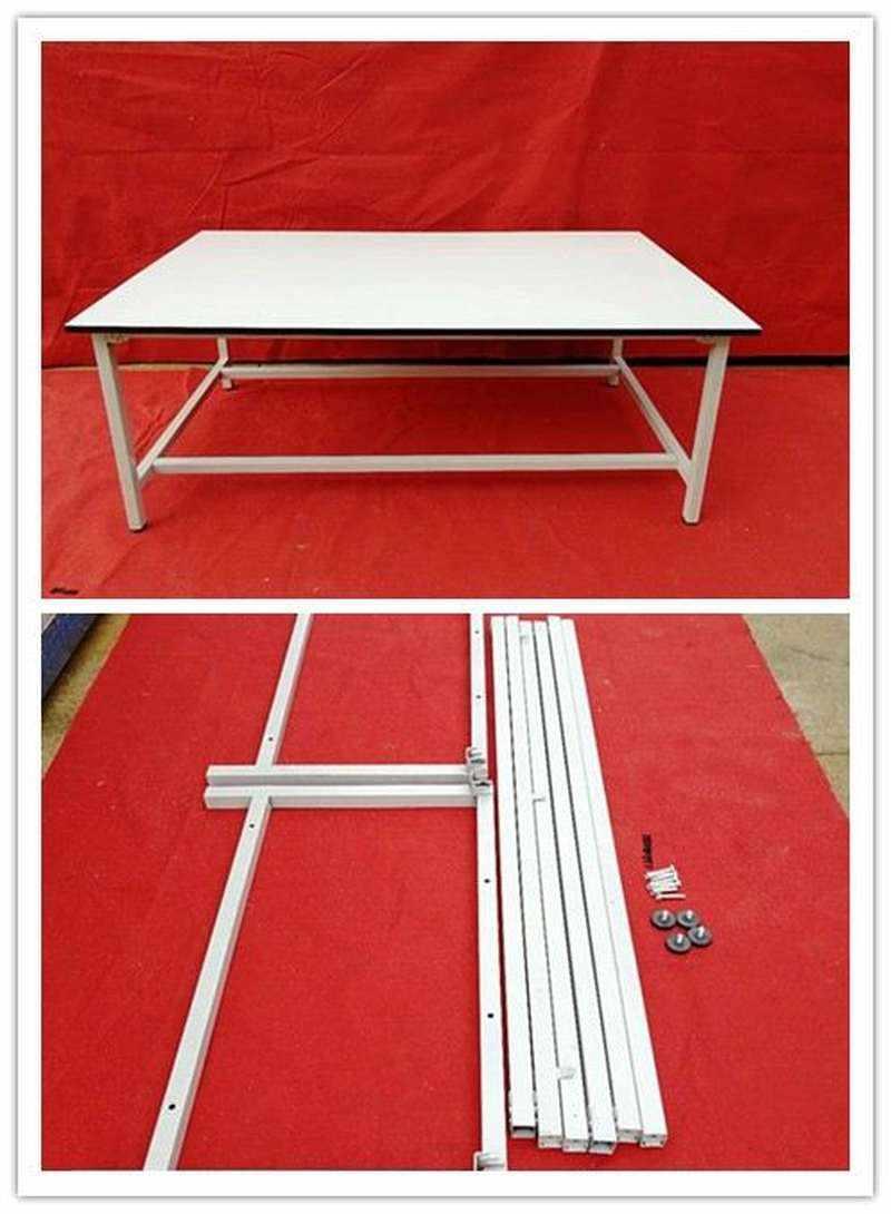 折叠工作台裁剪台流水线操作台装配服装检验打包车间工作台桌