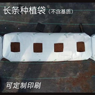长条种植袋塑f料黑白膜甜瓜草莓西红柿番茄椰糠栽培袋无土可定制
