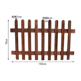 海南防腐木栅栏庭院院子室外实木栏杆护栏篱笆户外围墙花园围栏门