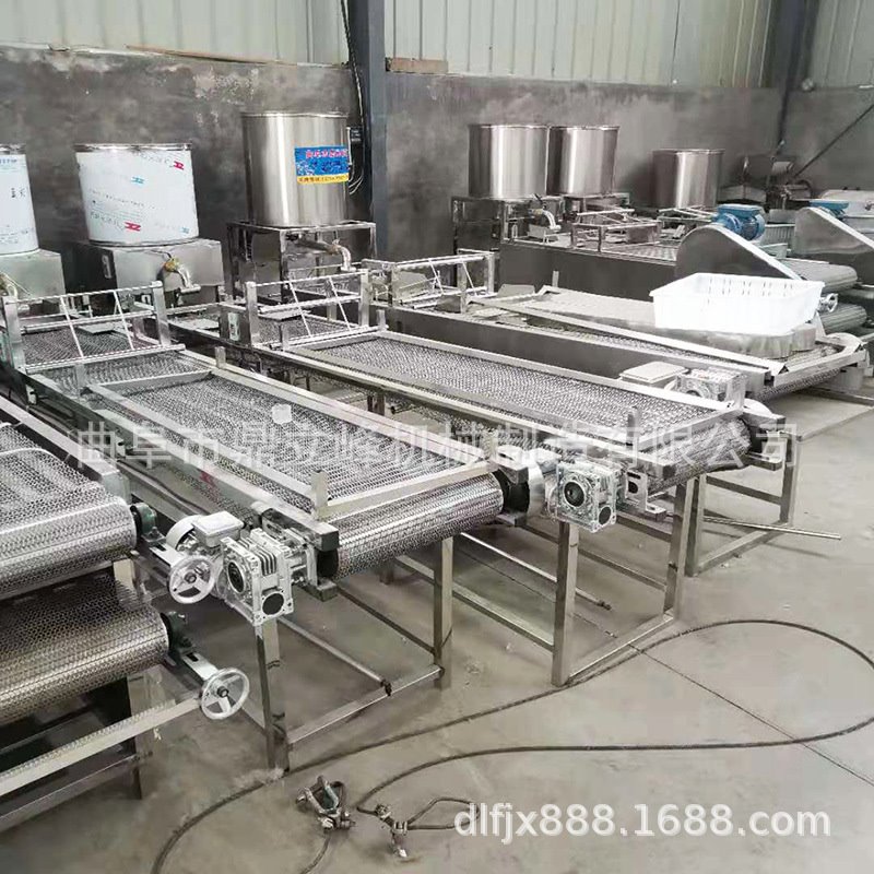 大型商用安徽豆腐皮机厂家不锈钢仿手工千张机薄厚可调蒸汽加热