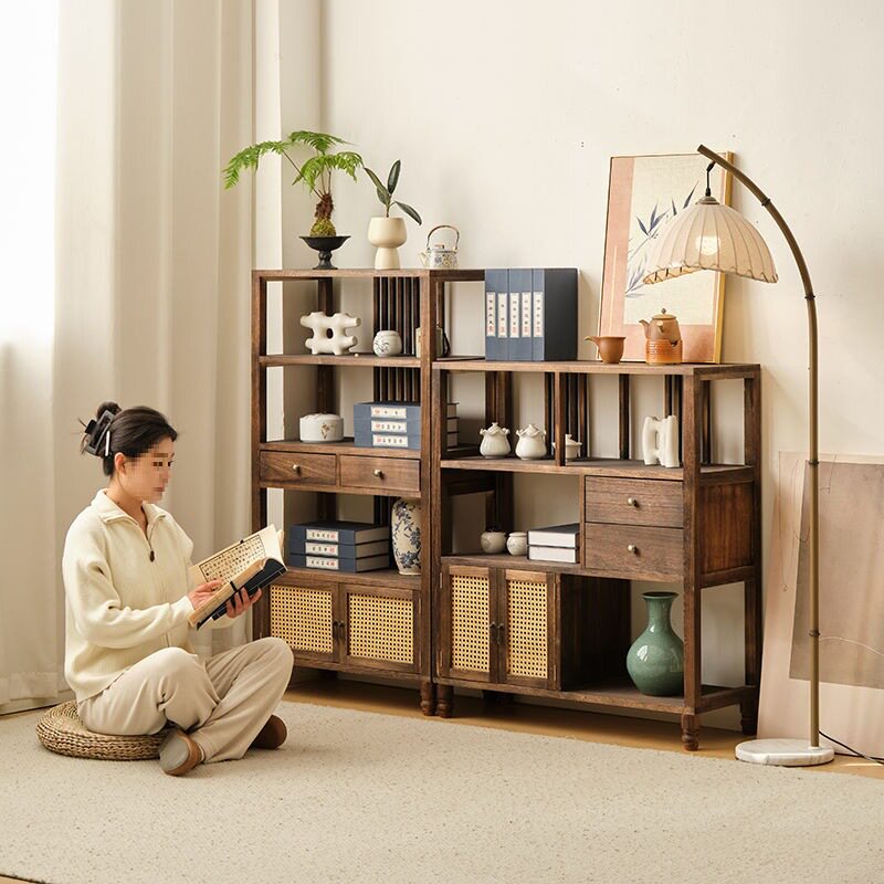 美式实木五斗收纳餐边柜