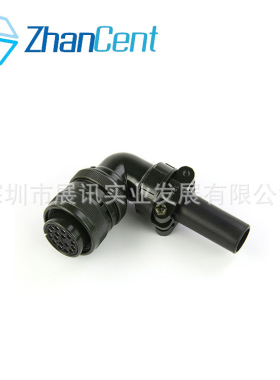MS3108A14S-7P卡扣式连机器镀金插针MS5015系列3106-直式插头