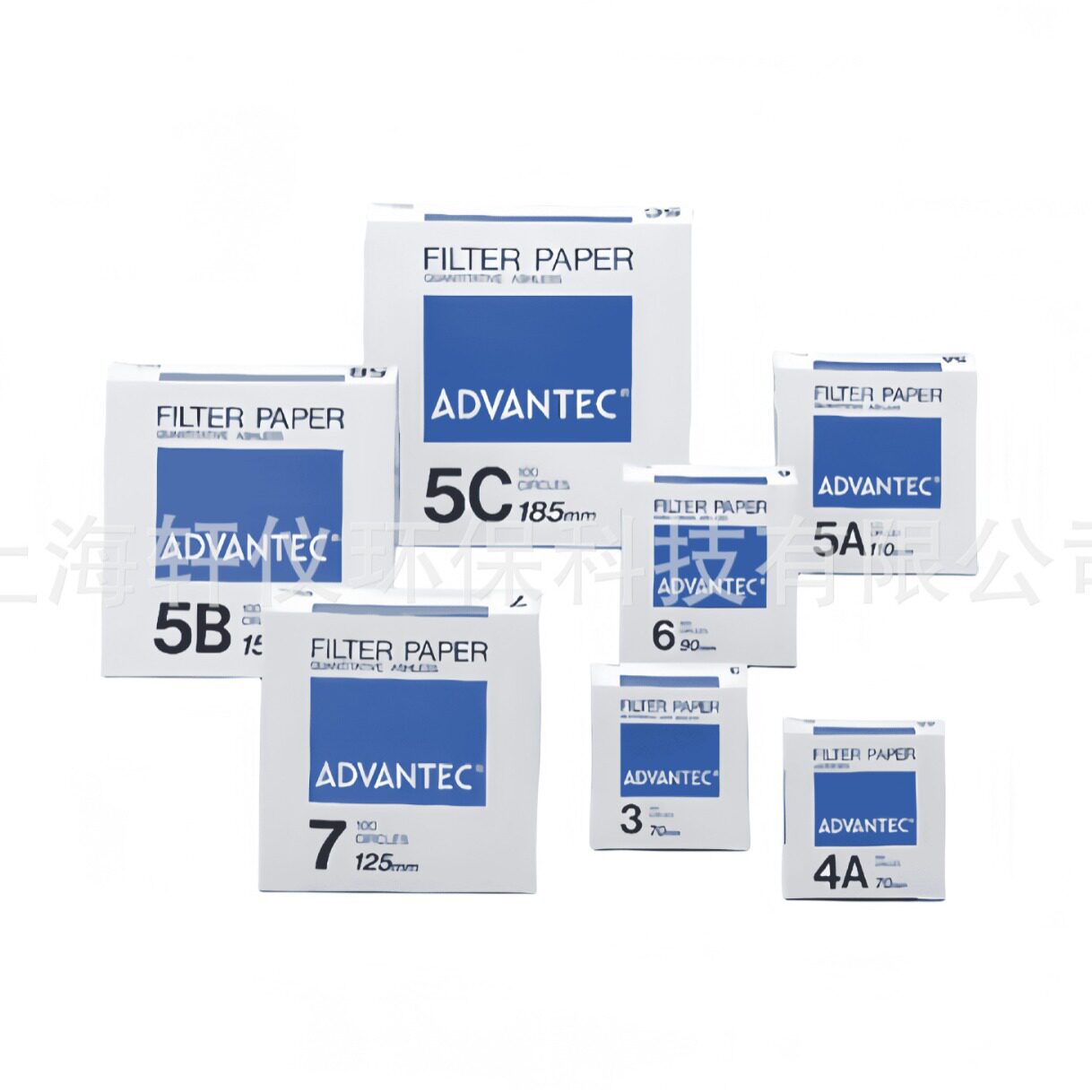 01511360Advantec东洋5A号直径360mm环境监控定量滤纸100张/盒
