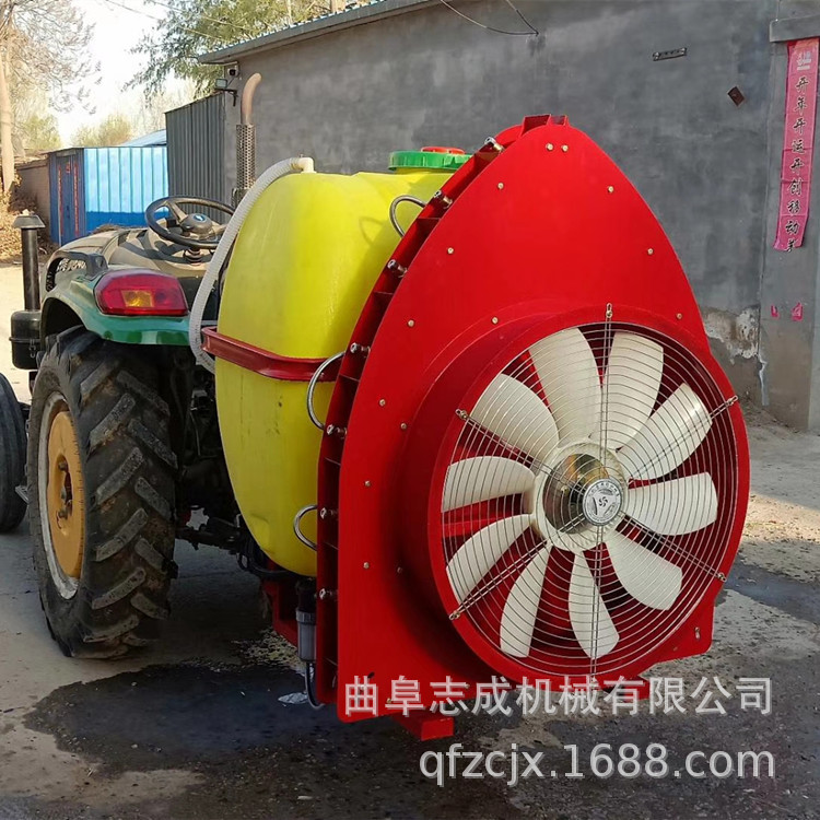 志成果园杀虫风送式打药机  拖拉悬挂式喷药机  纯铜喷头耐腐蚀