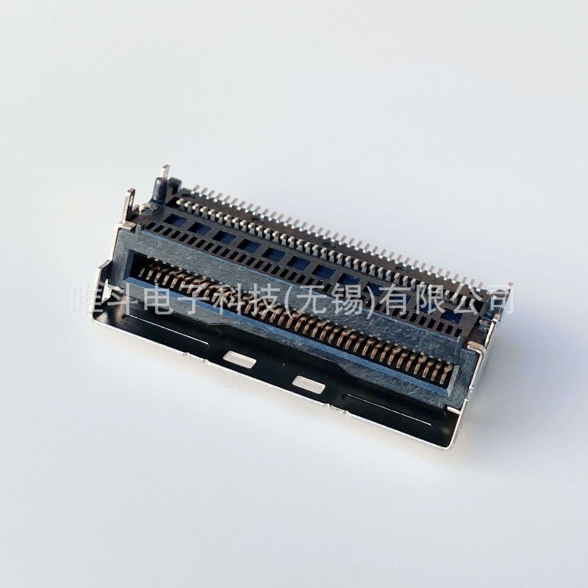 安费诺G42R12312HR MCIO PCIE 4.0 SAS 74PIN 12X 90度卧式