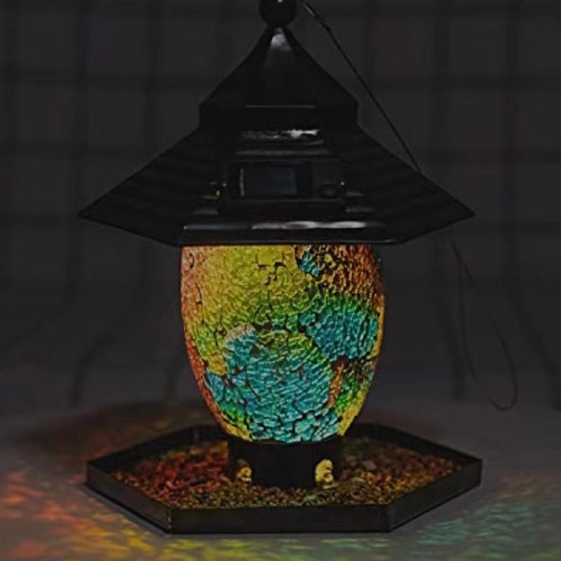 太阳能彩色投影喂鸟器