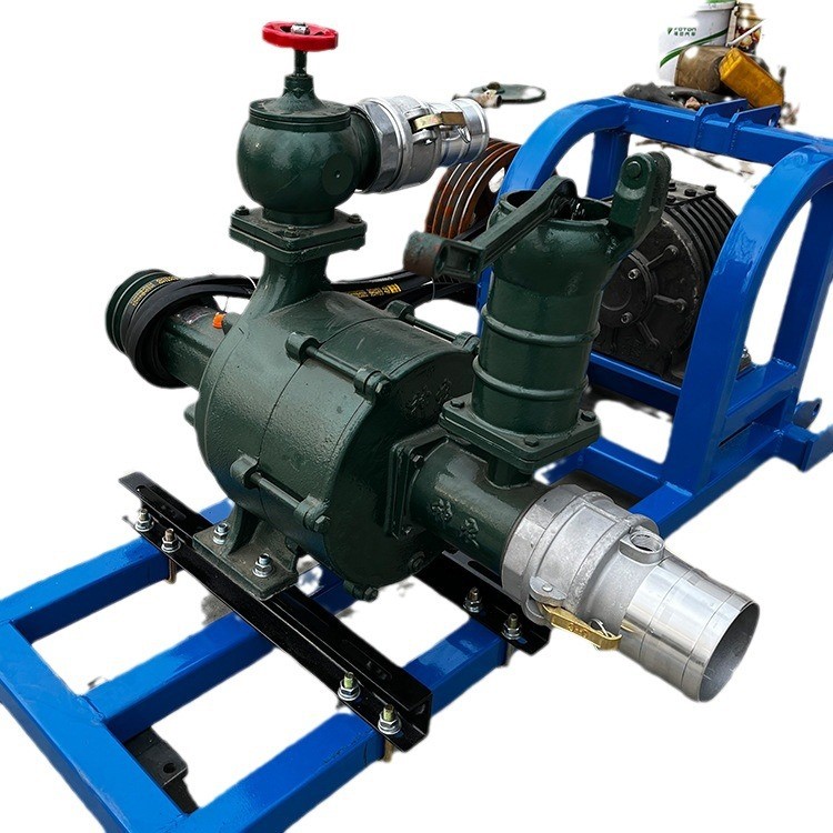 电机带污水泵抽水泵 小型便携式6寸水泵 农用灌溉汽油抽水泵