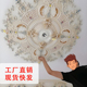 工厂直销 饰盘吊顶线天花板 石膏线条pu线条法式 石膏灯盘装