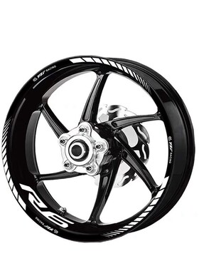 机车赛道版YZFR3R6R15轮毂改装轮圈钢圈反光防水贴花贴纸