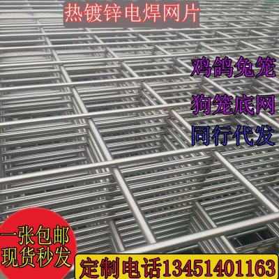 热镀锌鸽笼养殖铁丝围栏网片鸡兔鸟笼电焊网格狗笼垫底网鸽舍地网