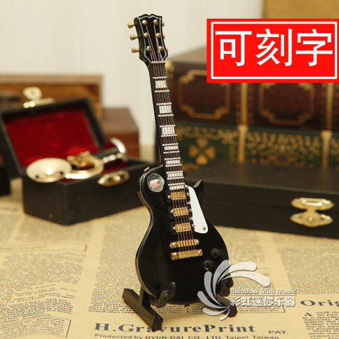 迷你电吉他模型生日礼物迷你乐器模型书房摆件送男女朋友老师礼品