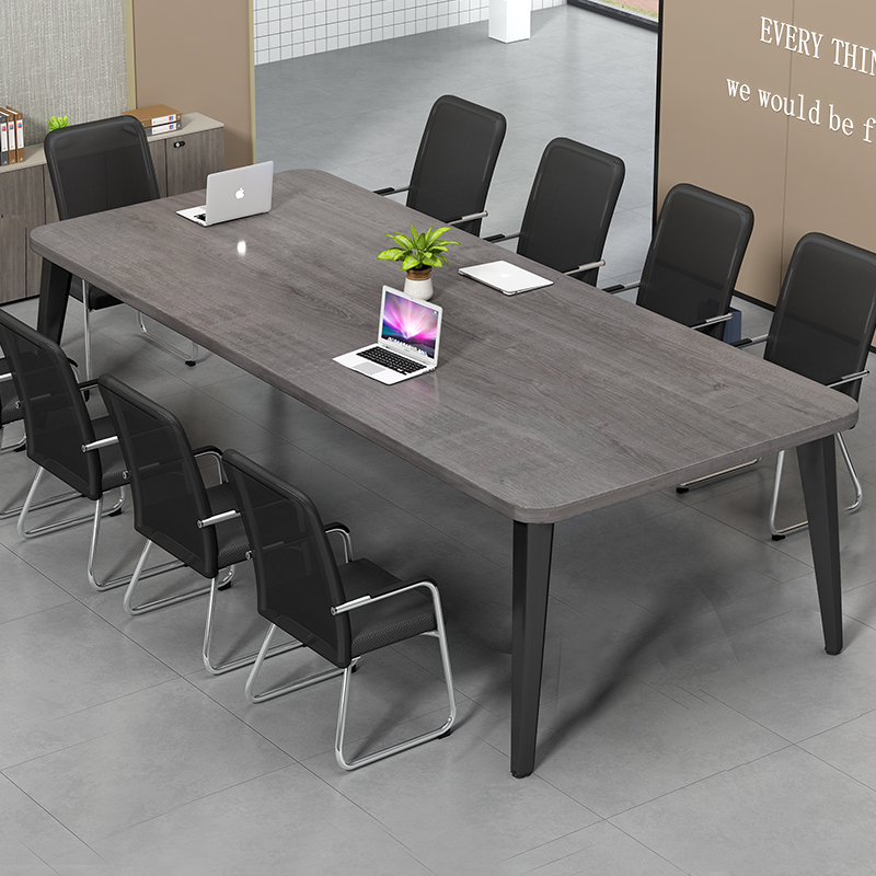会议桌简约现代小型办公桌椅组合会议室洽谈培训简易长桌子工作台