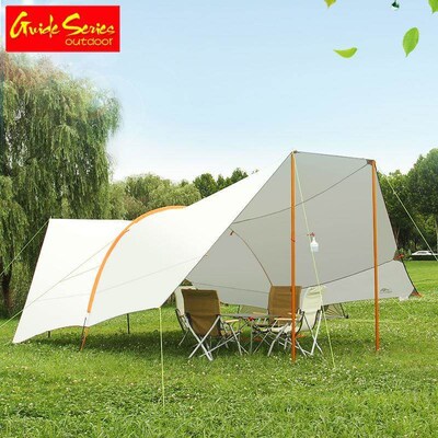户外天幕 客厅帐篷 凉篷遮阳棚雨篷露营自驾游炊V事沙滩超大天幕
