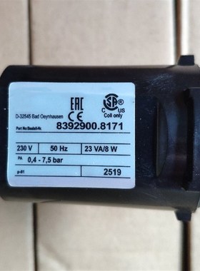 电磁脉冲阀线圈D-32545  8296600 8392900 8296400 8298000..8171