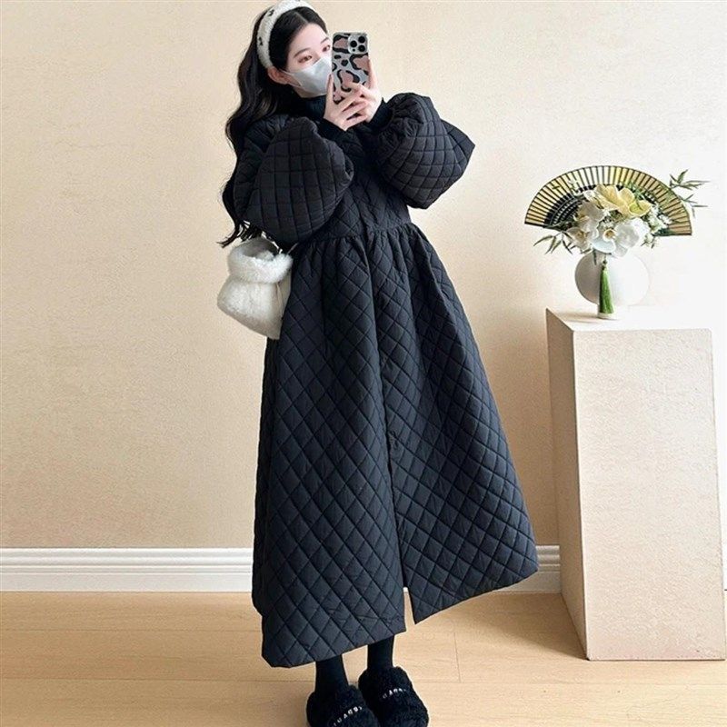 女童冬季夹棉连衣裙新款风衣外套大童女装L洋气娃娃裙长款过膝棉,童装/婴儿装/亲子装,棉袄/棉服,淘宝优惠券,粉丝福利购,淘宝优惠卷