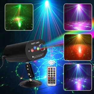 三孔椭圆迷你红绿蓝激光灯包房KTV酒吧爆闪L镭射灯diso舞台灯氛围
