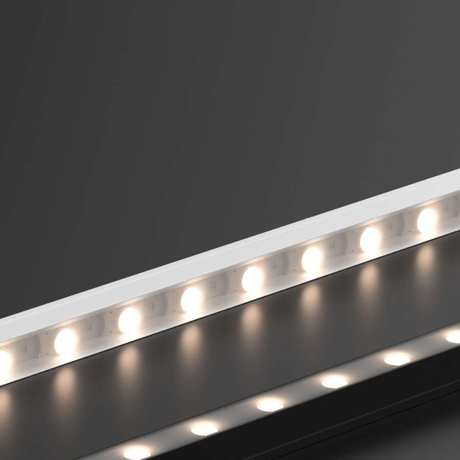 DC24VLED灯带户外防水柔性洗墙灯室内硅胶嵌入式透镜灯带氛围灯条