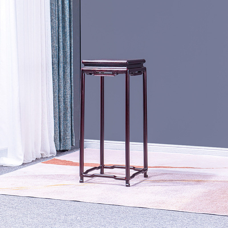 艺铭天下血檀花架客厅置物架非洲小叶紫檀花架子实木花台盆景架子