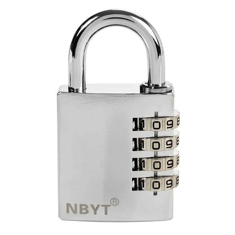 NBYT304不锈钢锁梁更衣柜子大门大号铁门锁头密码锁挂锁T1040-SS