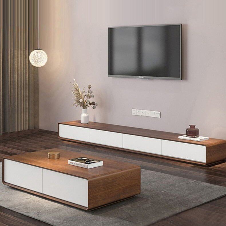 全实木茶几抽屉桌客厅家用现代简约中式创意高档极简茶桌茶台桌子